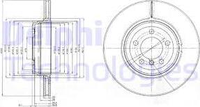 Delphi BG9789 - Bremžu diski www.autospares.lv