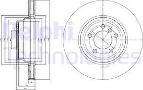 Delphi BG9788 - Bremžu diski www.autospares.lv