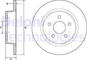 Delphi BG4533 - Bremžu diski autospares.lv