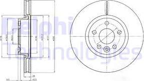 Delphi BG4094 - Brake Disc www.autospares.lv