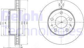 Delphi BG4060 - Bremžu diski autospares.lv