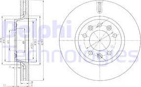 Delphi BG4084 - Bremžu diski www.autospares.lv