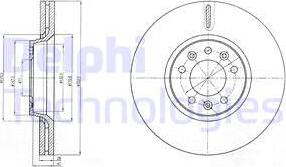 Delphi BG4083 - Bremžu diski www.autospares.lv