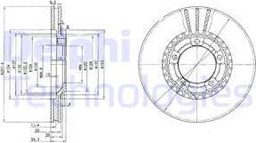 Delphi BG4036 - Bremžu diski www.autospares.lv