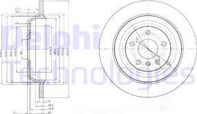 Delphi BG4031 - Bremžu diski autospares.lv