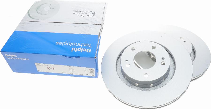 Delphi BG4038C - Brake Disc www.autospares.lv