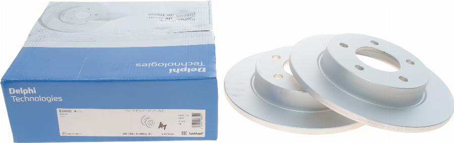 Delphi BG4025C - Brake Disc www.autospares.lv