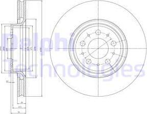 Delphi BG4071 - Bremžu diski autospares.lv