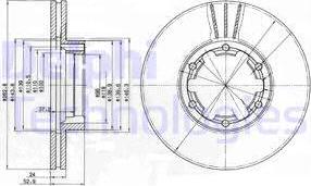 Delphi BG4140 - Bremžu diski www.autospares.lv