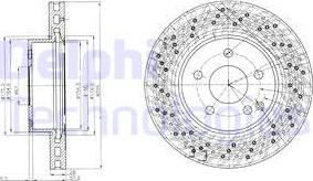 Delphi BG4142C - Bremžu diski www.autospares.lv