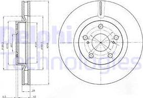 Delphi BG4114 - Bremžu diski autospares.lv