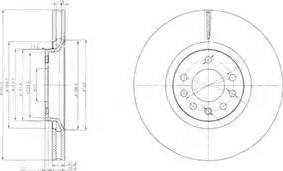 Delphi BG4110 - Bremžu diski autospares.lv