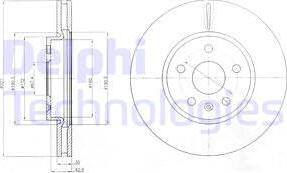 Delphi BG4189 - Bremžu diski autospares.lv