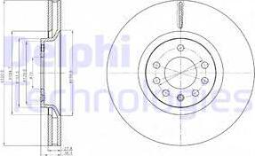 Delphi BG4185C - Bremžu diski autospares.lv