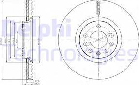 Delphi BG4185 - Bremžu diski autospares.lv