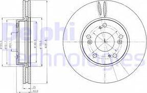 Delphi BG4186C - Bremžu diski www.autospares.lv