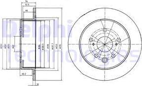 Delphi BG4178 - Bremžu diski www.autospares.lv