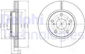 Delphi BG4304 - Bremžu diski autospares.lv