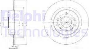 Delphi BG4300 - Bremžu diski www.autospares.lv