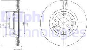 Delphi BG4316 - Bremžu diski www.autospares.lv