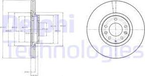 Delphi BG4332 - Bremžu diski autospares.lv