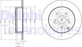 Delphi BG4291 - Bremžu diski www.autospares.lv