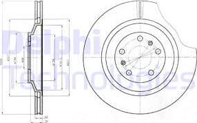 Delphi BG4292C - Bremžu diski www.autospares.lv