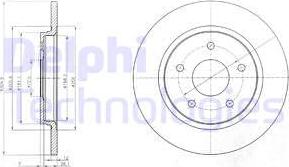 Delphi BG4247 - Bremžu diski autospares.lv