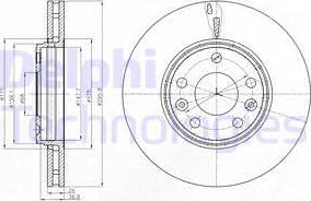 Delphi BG4264C - Bremžu diski www.autospares.lv