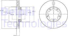 Delphi BG4217 - Bremžu diski www.autospares.lv