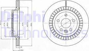 Delphi BG4270 - Bremžu diski www.autospares.lv