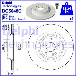 Delphi BG5048C - Bremžu diski www.autospares.lv