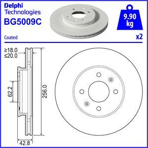 Delphi BG5009C - Bremžu diski www.autospares.lv