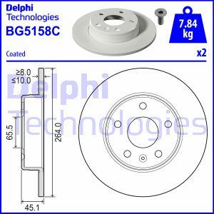 Delphi BG5158C - Bremžu diski www.autospares.lv