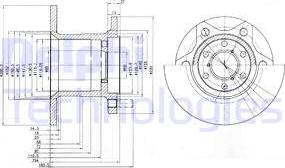 Delphi BG649 - Bremžu diski autospares.lv