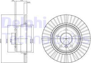 Delphi BG3999 - Bremžu diski autospares.lv