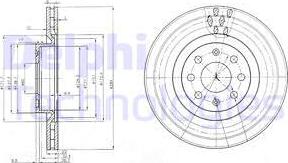 Delphi BG3944 - Bremžu diski autospares.lv