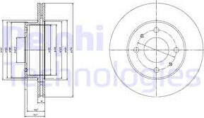 Delphi BG3946 - Bremžu diski www.autospares.lv