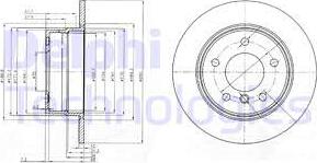 Delphi BG3940 - Bremžu diski www.autospares.lv