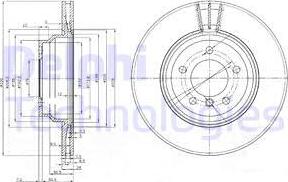 Delphi BG3959 - Bremžu diski www.autospares.lv