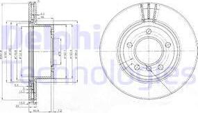 Delphi BG3900C - Bremžu diski www.autospares.lv