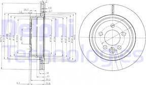 Delphi BG3919 - Bremžu diski autospares.lv