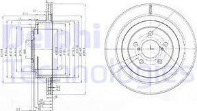 Delphi BG3931 - Bremžu diski www.autospares.lv