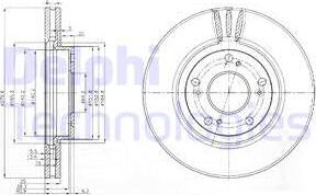 Delphi BG3977 - Bremžu diski www.autospares.lv