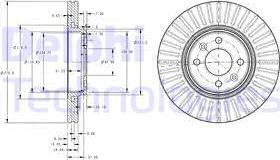 Delphi BG3430C - Bremžu diski autospares.lv