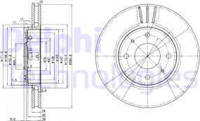 Delphi BG3501C - Bremžu diski www.autospares.lv