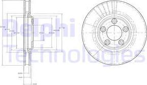 Delphi BG3511 - Bremžu diski www.autospares.lv