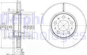 Delphi BG3513C - Bremžu diski www.autospares.lv