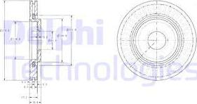 Delphi BG3620C - Bremžu diski autospares.lv