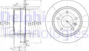 Delphi BG3040 - Bremžu diski www.autospares.lv